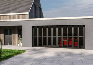 Πόρτα με πλαίσιο αλουμινίου